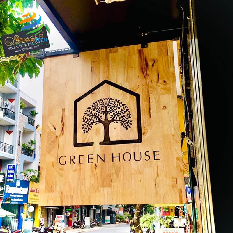 Làm bảng hiệu kĩ thuật cao với công nghệ khắc laser CNC tại tphcm, Đồng nai, Tây Ninh,...